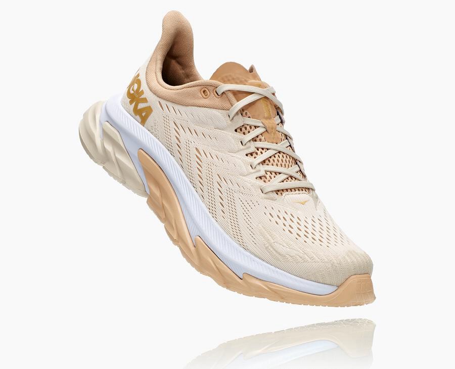 Tenis Hoka One One Mujer Beige - Clifton Edge - DSCI45693